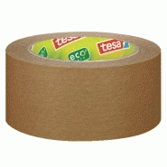 Ruban adh?Sif demballage papier ecologo havane compos? De 60 de bioproduits et adh?Sif sans solvant rl de 50mx50mm