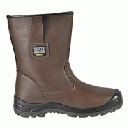 Safety Jogger - Bottes de sécurité polyvalentes en cuir avec doublure chaude ALASKA marron S3 Marron Taille 44 - 44 marron matière synthétique 549