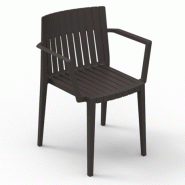 Spritz fauteuil - chaise avec accoudoirs empilable - vondom