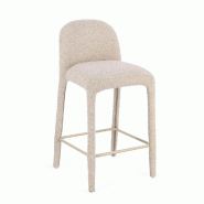 Tabouret cuisine Antara beige 44,5 x 50,5 x 67,5 cm