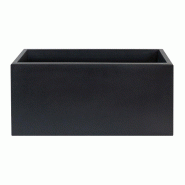 WellHome - Jardinière « Collection rodr-i » 80x40cm coloris anthracite - gris plastique WH13571
