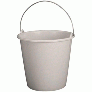 ALUMINIUM ET PLASTIQ Seau ménage 12l gradué gris moucheté - 035-1035698