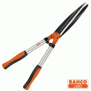 Cisaille à Haie Ultra Légère - Gamme Expert - Bahco - Manche Alu - 58 cm - Lame Trempée