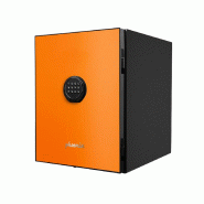 Coffre fort de Luxe avec panneau de porte orange et serrure électronique - PHOENIX SPECTRUM LS6001EO