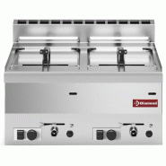 Friteuse gaz, 2 cuves 8 litres - Diamond - 0615402490177