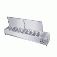 GastroHero Réfrigérateur en acier inoxydable ECO 10 x GN 1/4 - VRXH2000/330SS