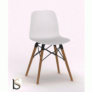 Lot de 4 chaises Design Nut - Mobel Linea. - Blanc