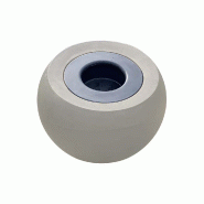 PLAST'UP ROTOMOULAGE Pot de fleurs sphérique xxl dolce vita 300l-lot de 2 - TAUPE - marron 0750122558773