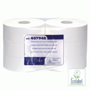 Rouleaux papiers toilettes maxi jumbo t400 par lot de 6 qualité extra - a10007