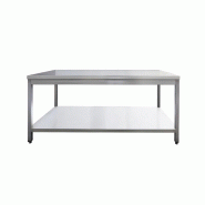 Table en inox de travail 2000x600x850mm - PTHATS206
