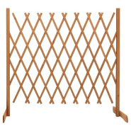 Vidaxl clôture en treillis de jardin orange 180x100 cm bois de sapin 314828