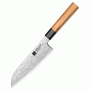 XinZuo - Couteau Santoku Damas - Série PM8O Zhen - multicolore PM8O-RS