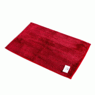 AQA Design Tapis de bain 100 % polyester TECLA rouge. L.60 P.120 H.1 MP05481 - rouge polyester MP05481