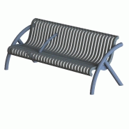 Banc public en métal buton industries bc 171 mav Banc public en métal buton industries bc 171 mav