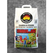 Charbon de bois - rousseau - sac de 20l qualité restaurant