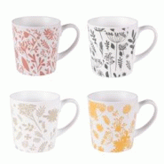 Coffret de 4 mugs Galehia 34 cl - Multicolore Rond Grès Table Passion 13.4x9.1 cm - multicolore Grès 3106232781452 Coffret de 4 mugs Galehia 34 cl - Multicolore Rond Grès Table Passion 13.4x9.1 cm - multicolore Grès 3106232781452