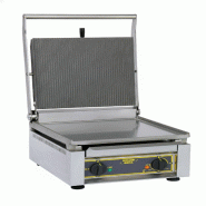 Contact-grill extra-large spécial panini fonte brute plaques lisse et rainurée PANINI XL L Roller Grill - inox PANINI XL L