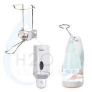 Distributeur de savon manuel conçu pour les lave-mains et auges chirurgicales