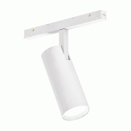 Gea Luce Spot Magnétique Sur Rail 48V 18W 1438Lm 4000K Intensité Variable Noir - Réglable Avec Rotation Et Inclinaison - Design Professionnel - Gea