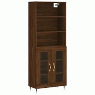 Helloshop26 - Buffet bahut commode armoire meuble de rangement organisateur cuisine salle de séjour salon haut 69,5 x 34 x 180 cm 02_0033841 - 300021 Helloshop26 - Buffet bahut commode armoire meuble de rangement organisateur cuisine salle de séjour salon haut 69,5 x 34 x 180 cm 02_0033841 - 300021