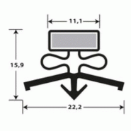 Joint pvc magnetique pour meubles frigos jpc-163_0