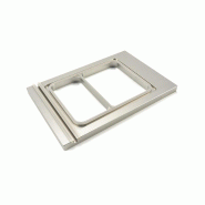 Maxima Menu Tray 225 x 175 mm - Small - 2 Compartments – 60 × 29 × 30 cm - AKS-09369105