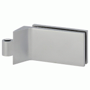 Paire de paumelle rectangulaire pour feuillure de 35mm chromé mat - METALUX - nm89136000 - 216901