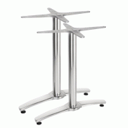 Pied de table double aluminium | Bolero - GH985