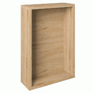 Présentoir Cage chêne clair avec LED 38,4x14,5x56cm