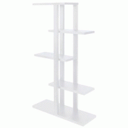 Présentoir 5 niveaux flexia blanc 165x90x30cm Présentoir 5 niveaux flexia blanc 165x90x30cm