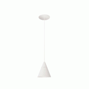 Suspension encastrée Zoe - Lampe suspendue conique LED 7 W, 38°, 3000 K, finition blanc mat, IRC > 90, UGR < 19 - Beneito & Faure - blanc 4800