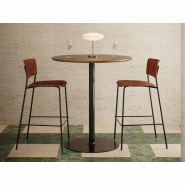 Table haute ronde Chill Instead en Balt Harmony Fabriquée en France