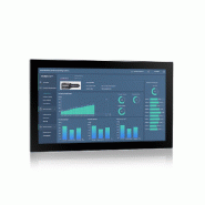 Panel PC industriel fanless 23.8 pouces 16:9 Full HD - EVI-24WAC-12th - HMI, supervision et automatisation