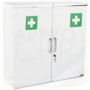 13509 - armoire a pharmacie en metal 2 portes - appro chr