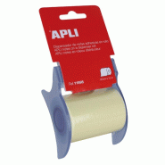Apli Rouleau de notes adhésives 60mm x 10 mètres jaune - 8410782115953