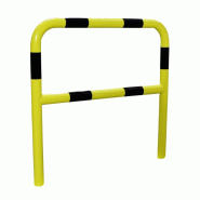 Barrière de sécurité  diamètre 60 mm à sceller en acier - Noir / Jaune / 1000