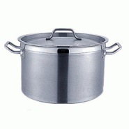 Braisière avec couvercle 15,7L Ø34x21,5cm inox