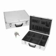 Caisse à Outils PEREL avec Compartiments Amovibles - Serrure à Clé - 457 x 330 x 152 mm - 3701123995903 Caisse à Outils PEREL avec Compartiments Amovibles - Serrure à Clé - 457 x 330 x 152 mm - 3701123995903