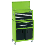 Draper tools armoire et coffre à outils combi 61,6x33x99,8 cm vert 429542
