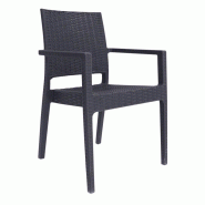 Fauteuil Porquerolles Baleares polypropylène - GRIS Fauteuil Porquerolles Baleares polypropylène - GRIS