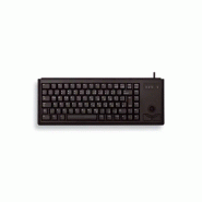 G84-4400 TRACKBALL KEYBOARD Clavier filaire miniature, trackball, PS2, noir, AZERTY - FR