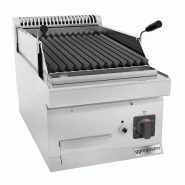 Grill à gaz en pierre de lave - 5,5 kW - Grille inclinable  - Mario 600 | GGM -GLGK46-E