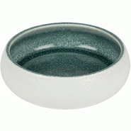 In Situ - Bol Saveurs en porcelaine blanc et bleu diamètre 16,5 cm - boite de 2 - blanc porcelaine 050124