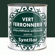 Peinture ferronnerie extérieur SYNTILOR, vert, 0.375 l