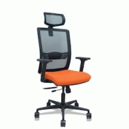 Piqueras y Crespo Silla Haches traslack malla negra asiento bali naranja brazos 2D ruedas 65mm cabecero regulable - orange multi-matériau 395TKM840B3 Piqueras y Crespo Silla Haches traslack malla negra asiento bali naranja brazos 2D ruedas 65mm cabecero regulable - orange multi-matériau 395TKM840B3