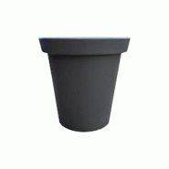 PLAST'UP ROTOMOULAGE Pot de fleurs rond xxl delight 200l - GRIS - gris 0669014882288