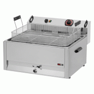RM GASTRO Friteuse électrique 0,5 kW/l, 30 l TOP avec robinet de vidange 400 V REDFOX - FE 60 T - REDFOX - 0615402259811