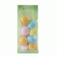 Sachet SOS épais Vert pastel 9+4,5x 24 cm - par 50