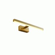 WellHome - Applique murale en métal 40 x 5 x 13 cm LED 8 W - doré métal WH2550