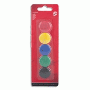 5 etoiles boite de 5 aimants 27 mm ronds assortis 5 etoiles boite de 5 aimants 27 mm ronds assortis